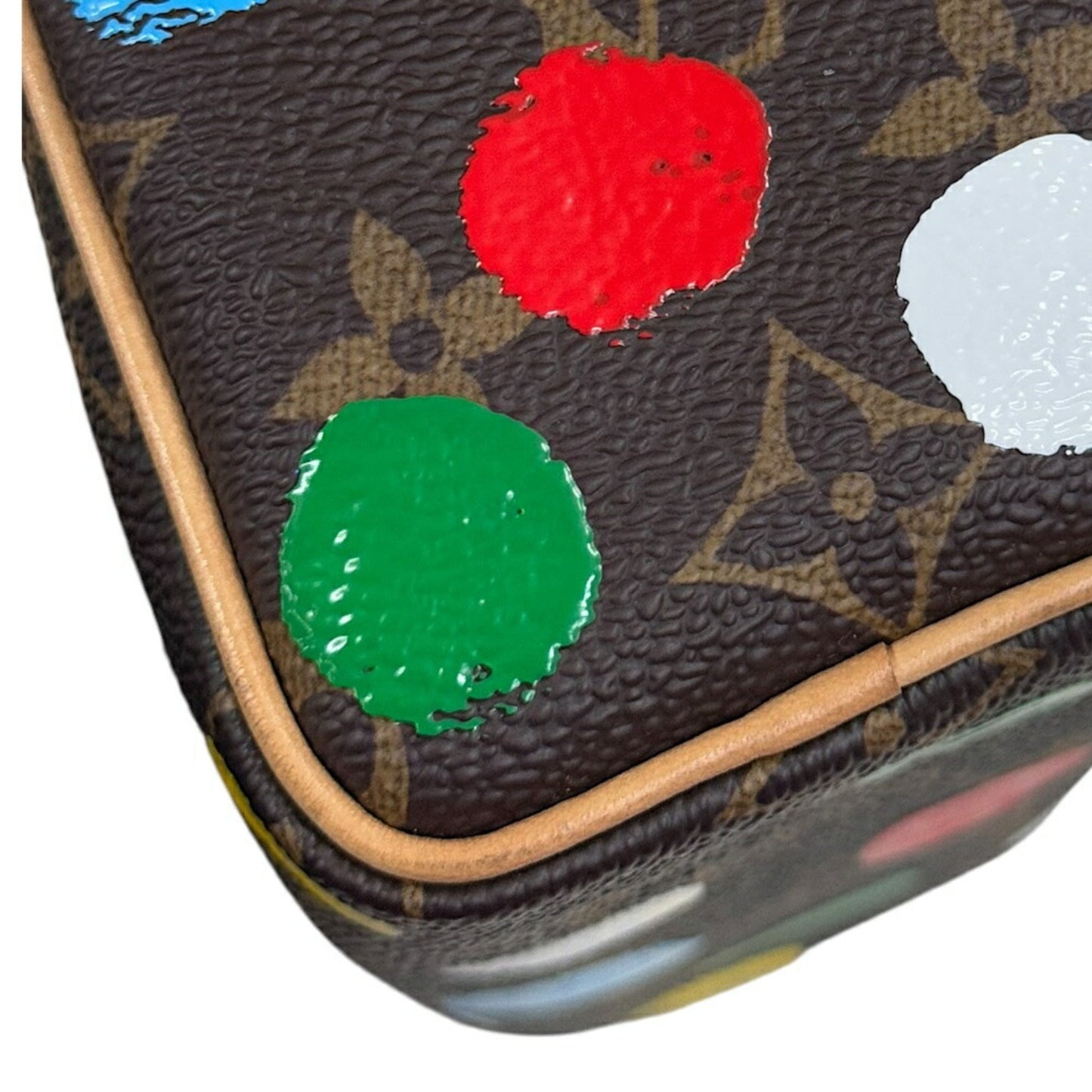 Louis Vuitton Yayoi Kusama Brown Multi-Color Monogram Shoulder Bag