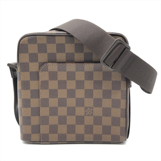 Louis Vuitton Brown Leather Shoulder Bag ()
