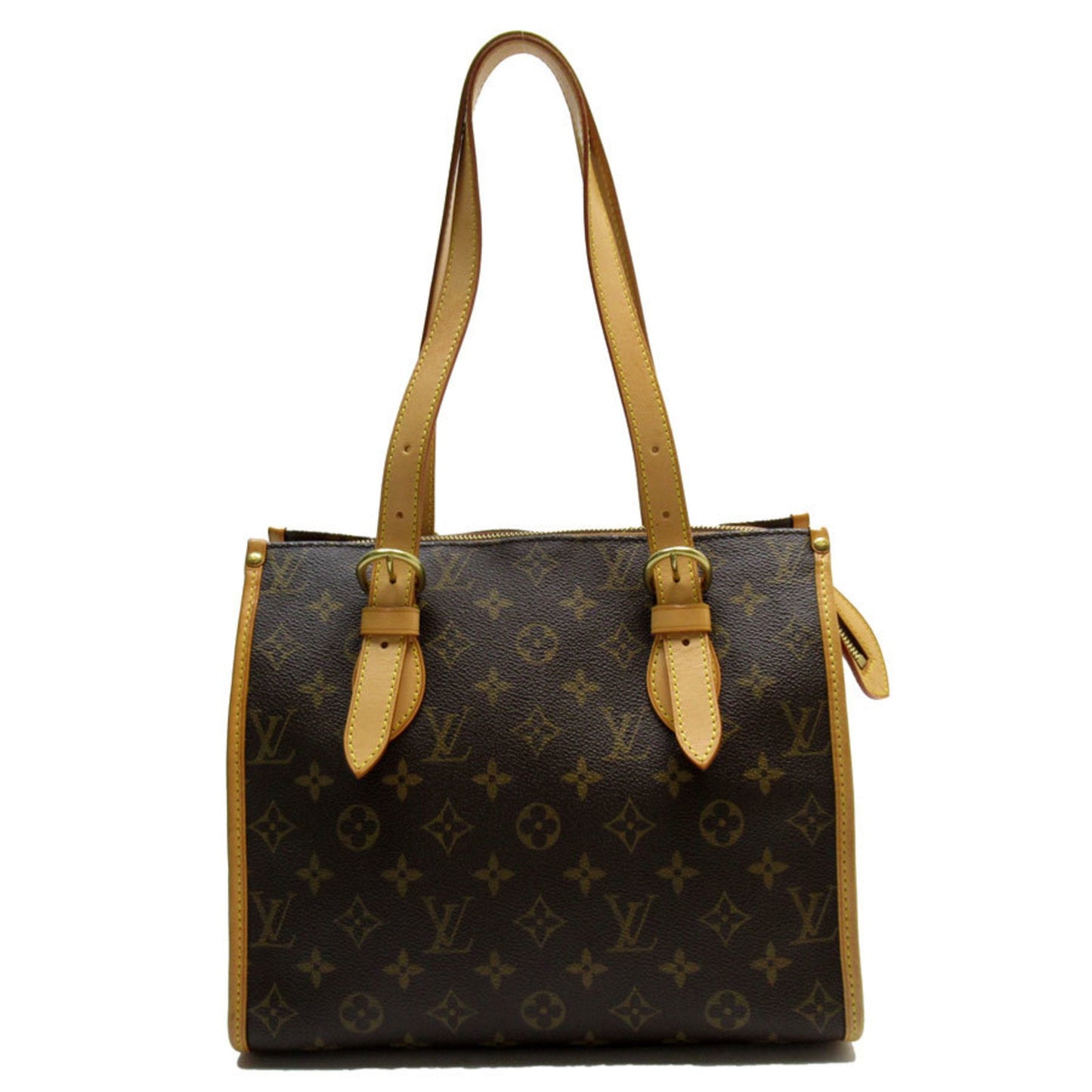 Louis Vuitton Brown Monogram Canvas Shoulder Bag ()