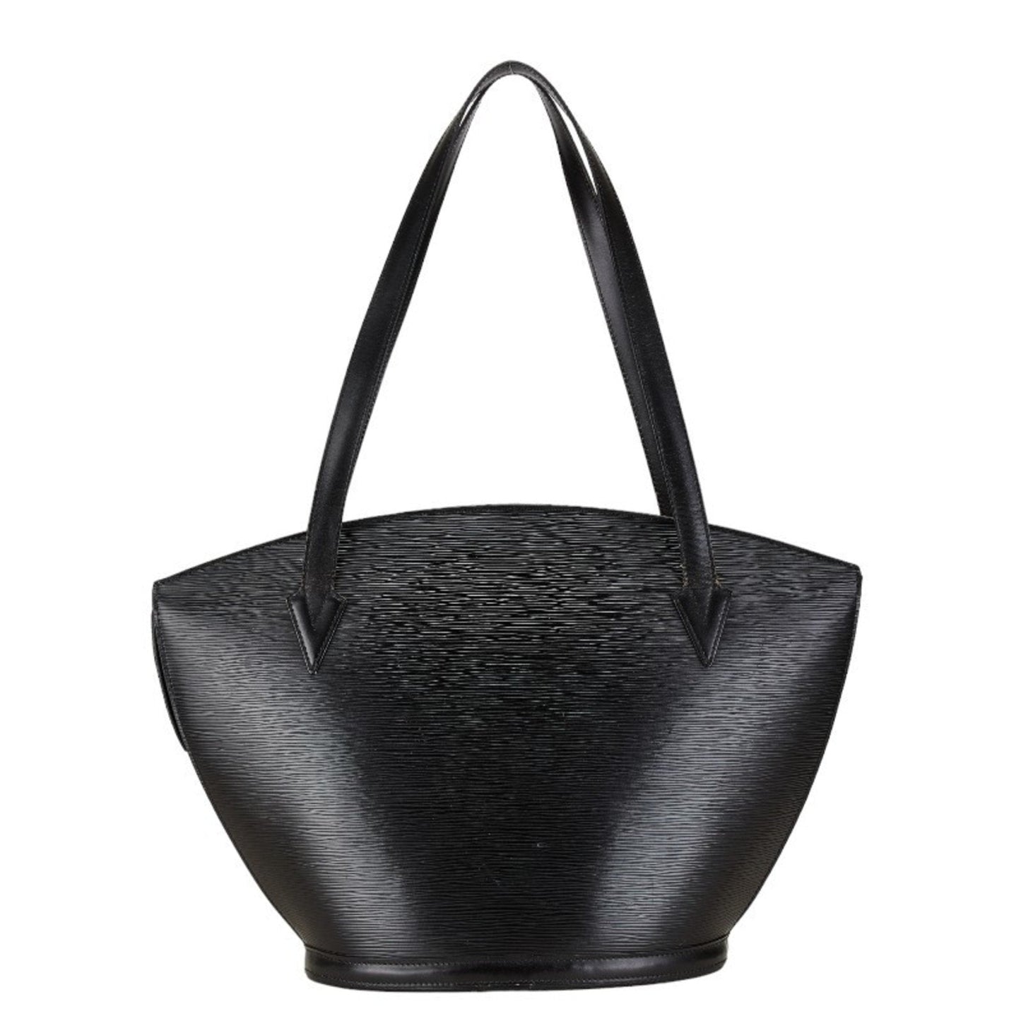 Louis Vuitton Black Noir Leather Handbag Shoulder Bag