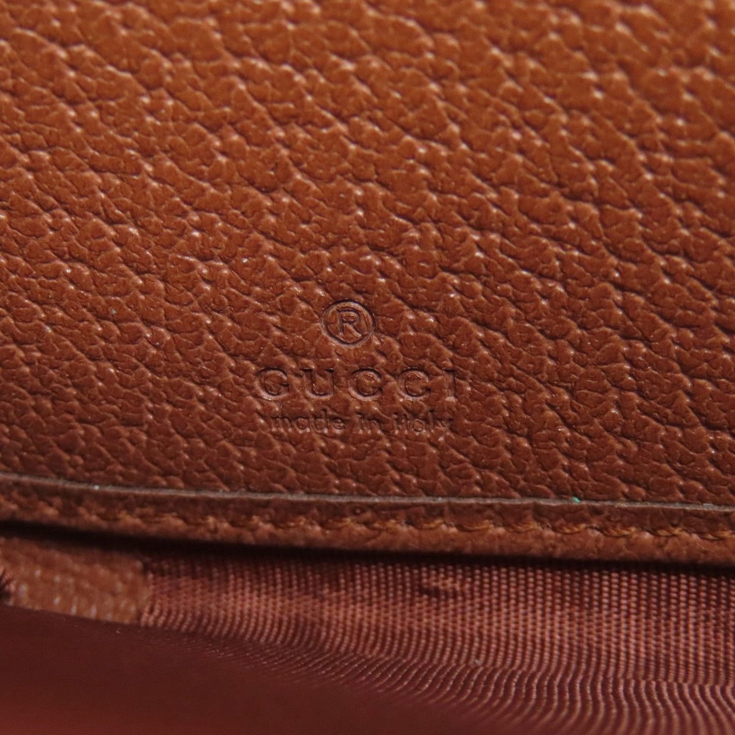 Gucci Brown Canvas Coin Purse/Coin Case