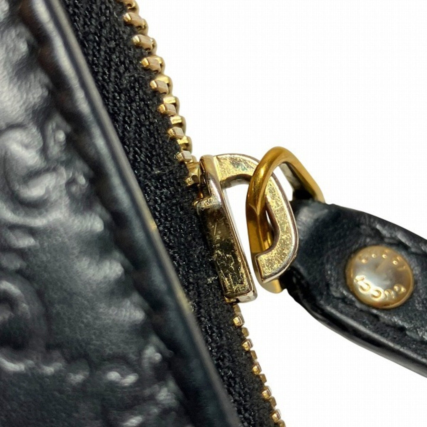 Gucci Black Leather Coin Purse/Coin Case