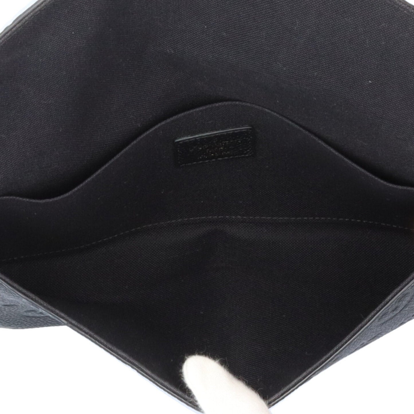 Louis Vuitton Black Monogram Empreinte Pochette Shoulder Bag