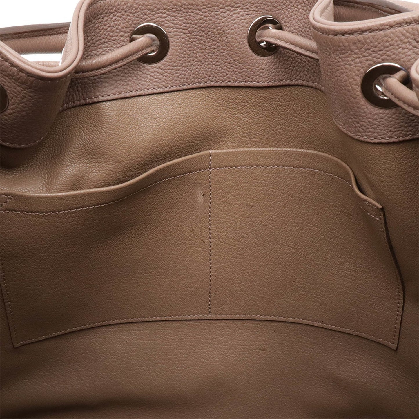 Louis Vuitton Brown Pink Leather Handbag Shoulder Bag