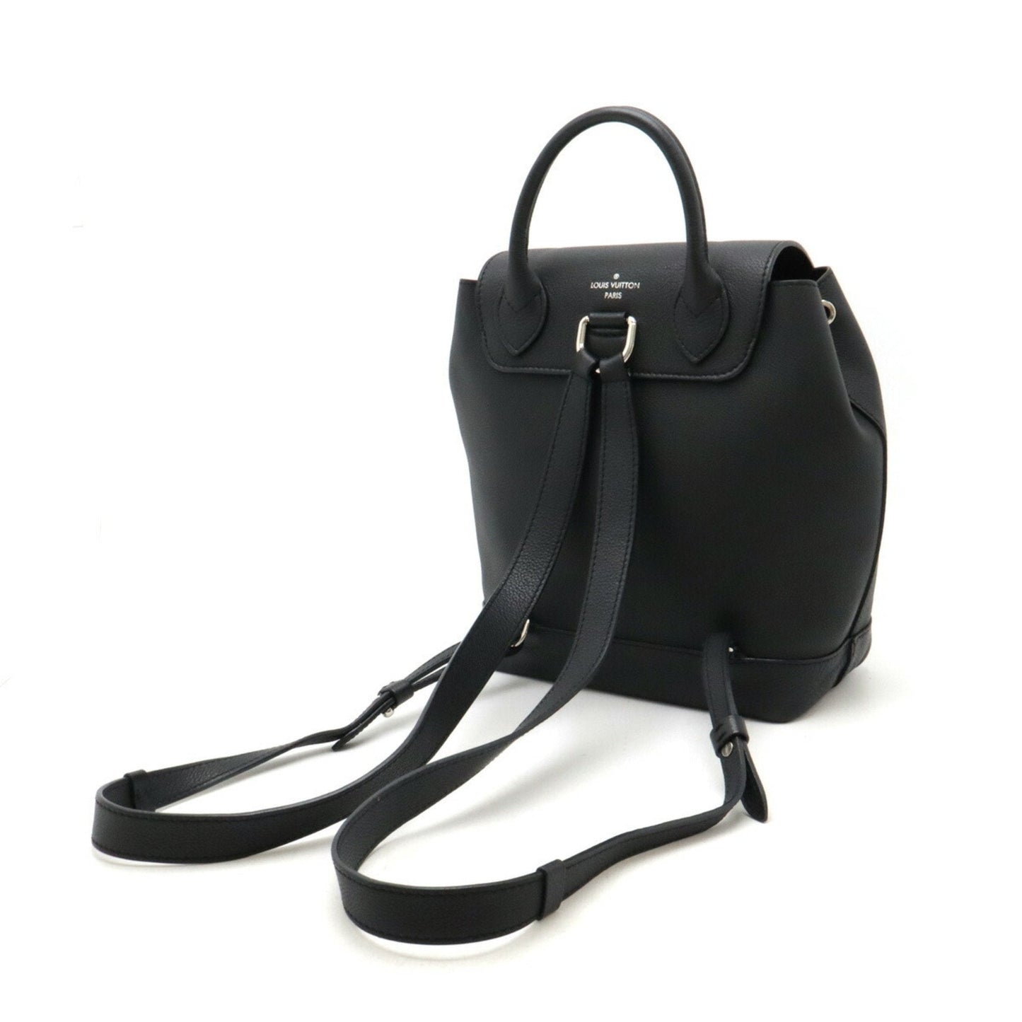Louis Vuitton Noir Leather Backpack