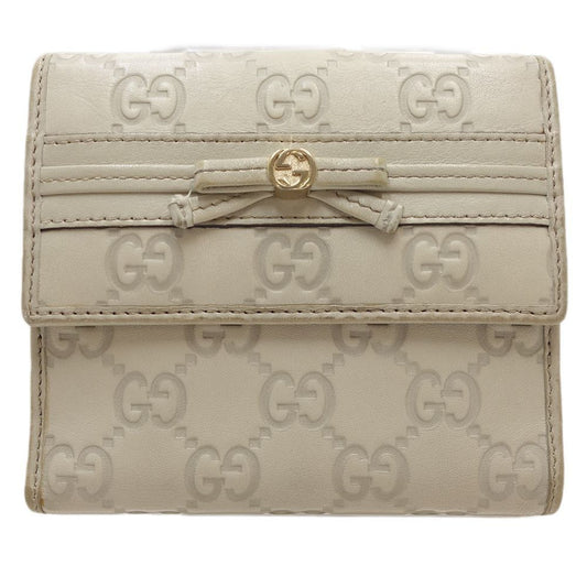 Gucci Ivory Leather Wallet (Bi-Fold) ()