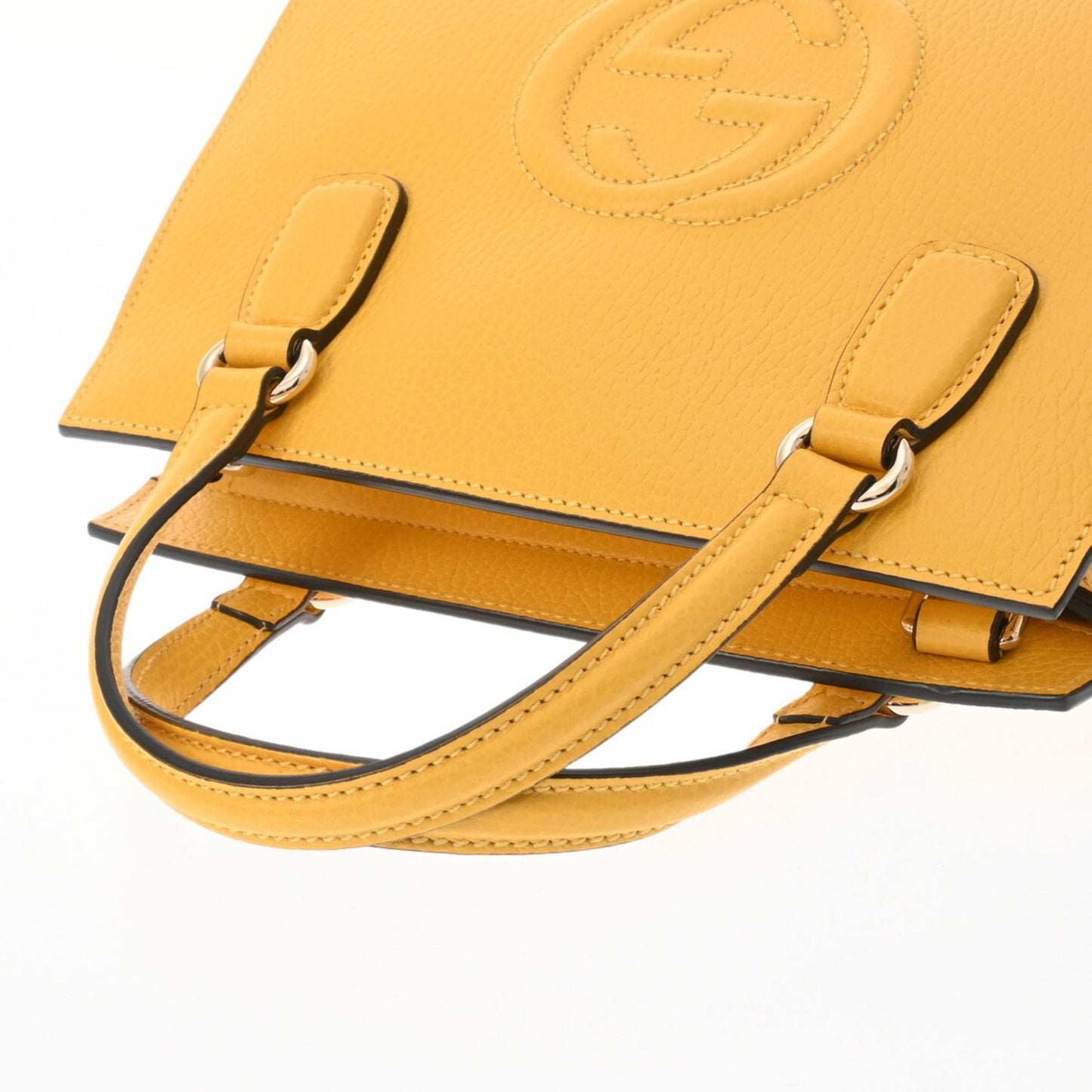 Gucci Yellow Leather Handbag