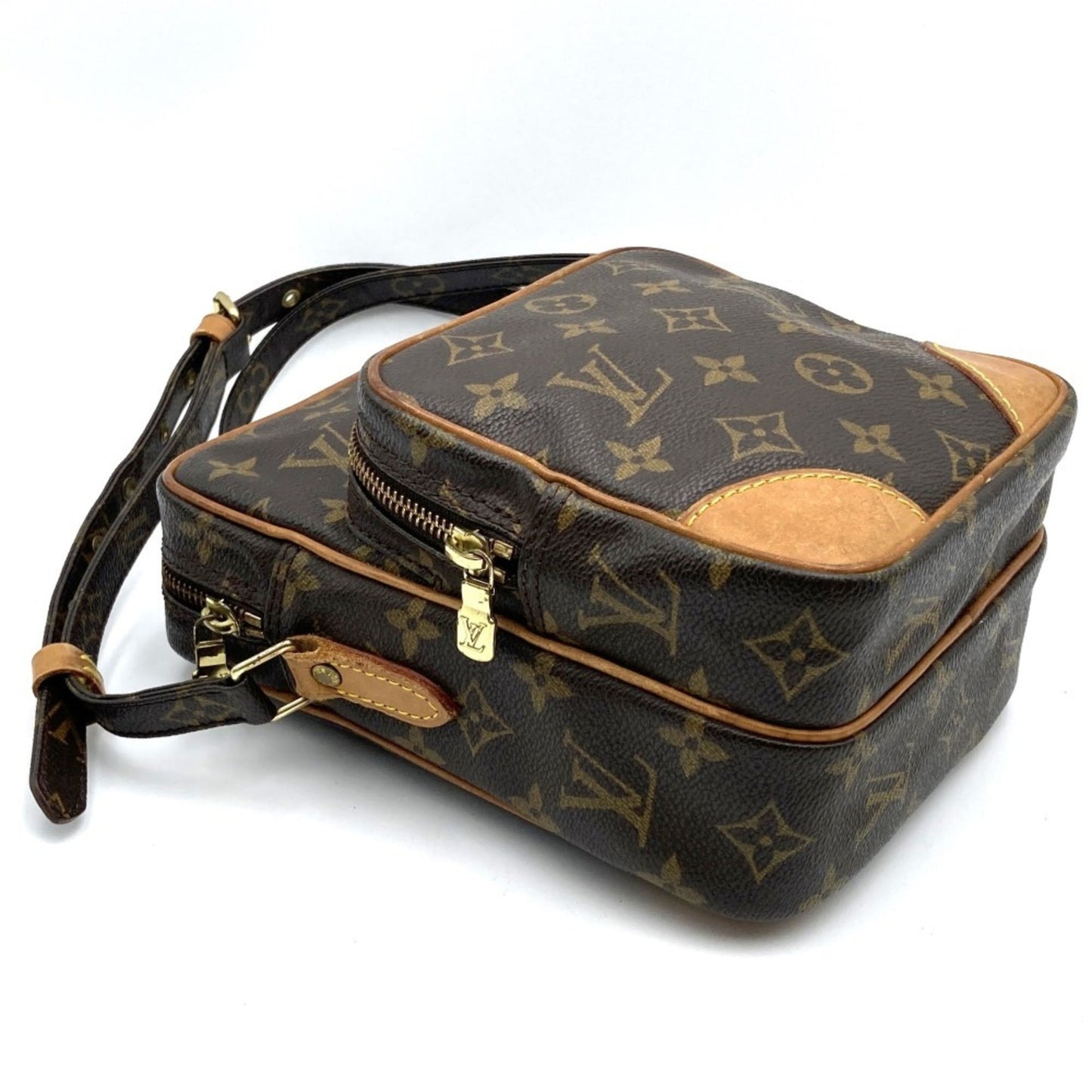 Louis Vuitton Brown Monogram Canvas Shoulder Bag