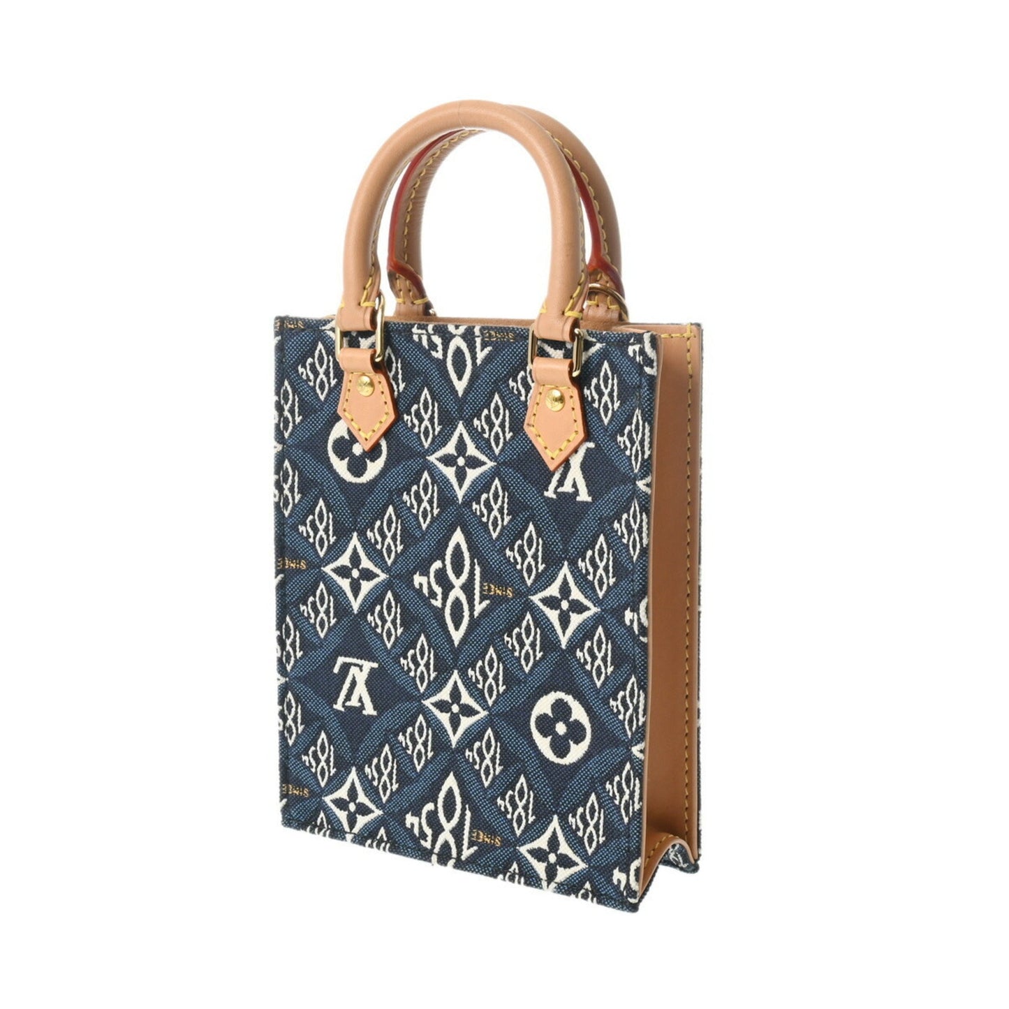 Louis Vuitton Blue Jacquard Shoulder Bag