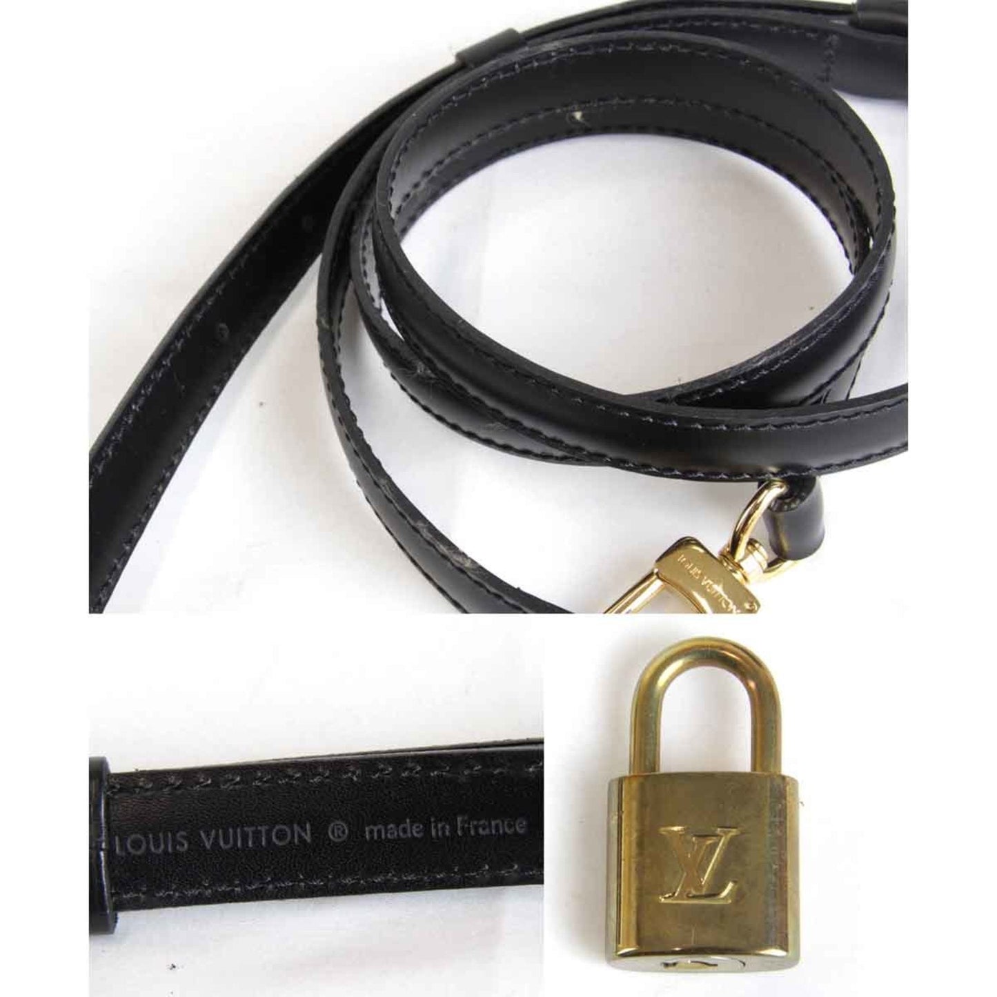 Louis Vuitton Black Epi Leather Shoulder Bag