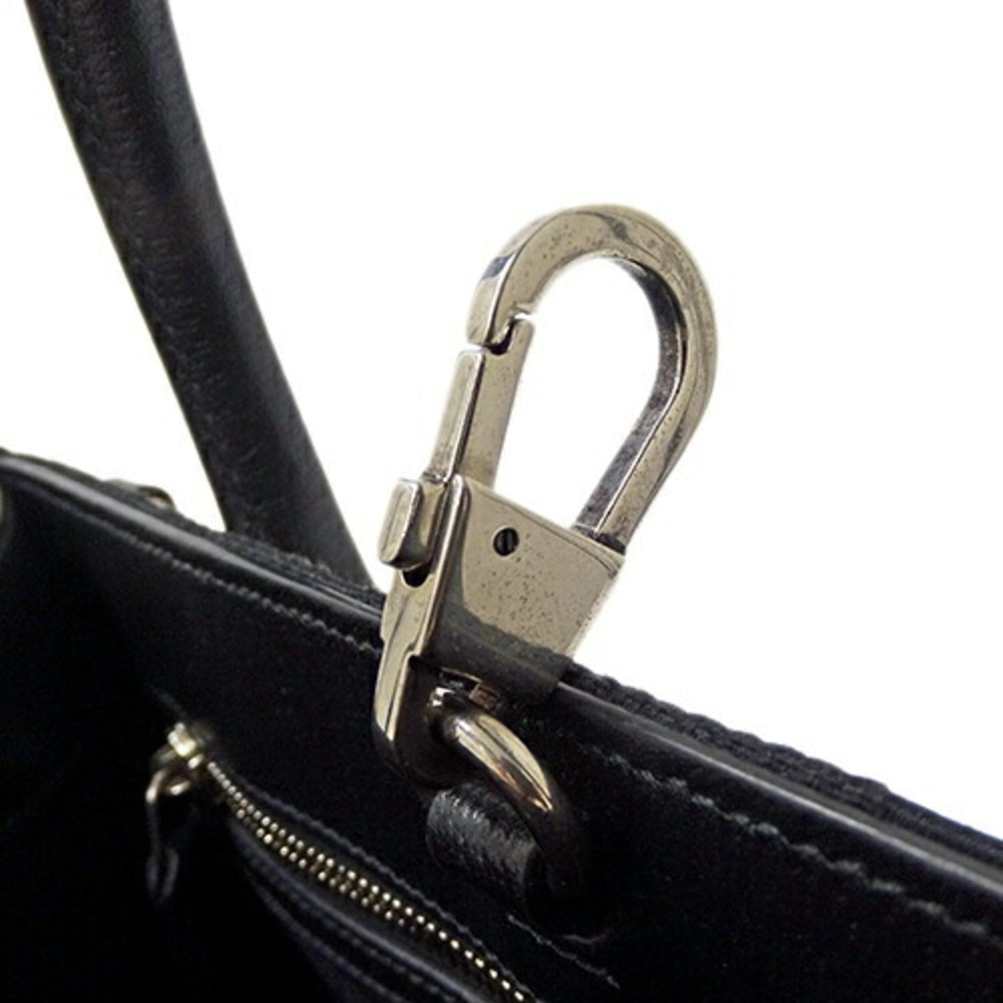 Gucci Black Canvas Handbag Shoulder Bag Tote Bag