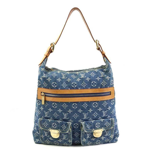 Louis Vuitton Blue Monogram Denim Shoulder Bag ()