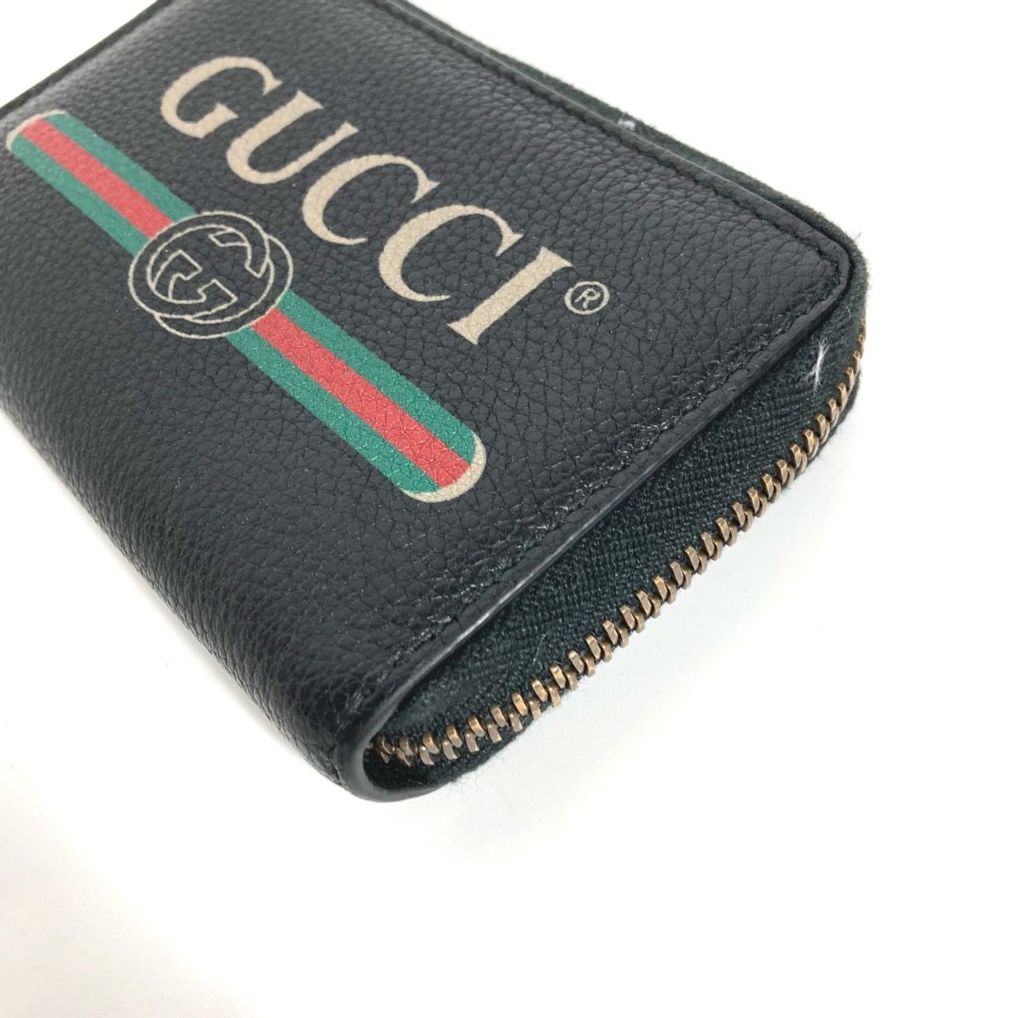 Gucci Black Leather Coin Purse/Coin Case