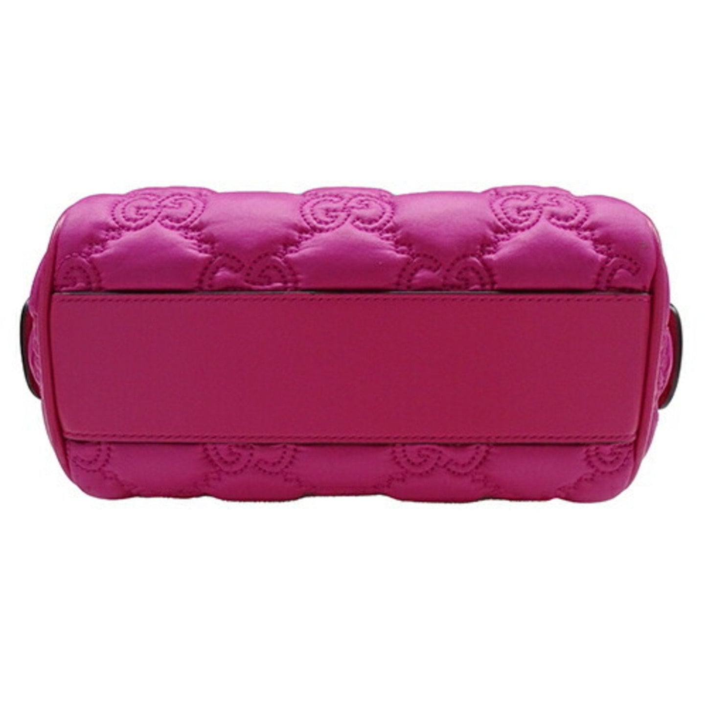 Gucci Pink Nylon Leather Handbag Shoulder Bag
