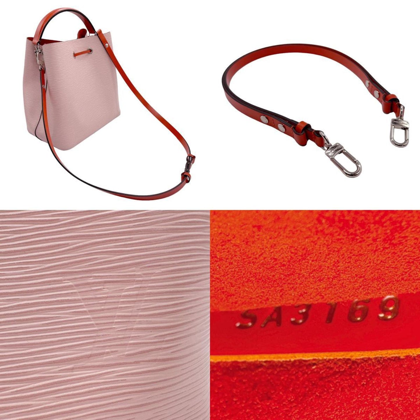 Louis Vuitton Rose Ballerine Epi Leather Handbag Shoulder Bag