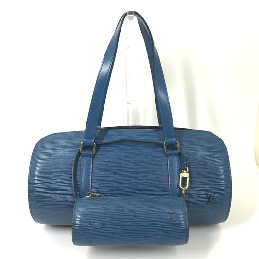 Louis Vuitton Blue Leather Shoulder Bag ()