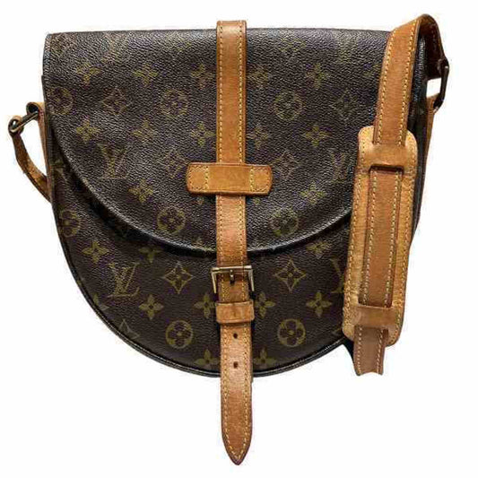 Louis Vuitton Brown Monogram Shoulder Bag ()