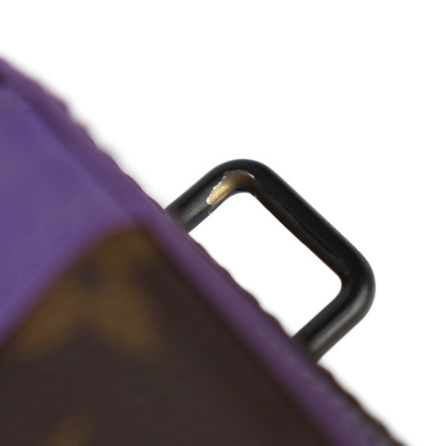 Louis Vuitton Brown Purple Pvc Leather Clutch Bag Handbag Pochette Shoulder Bag