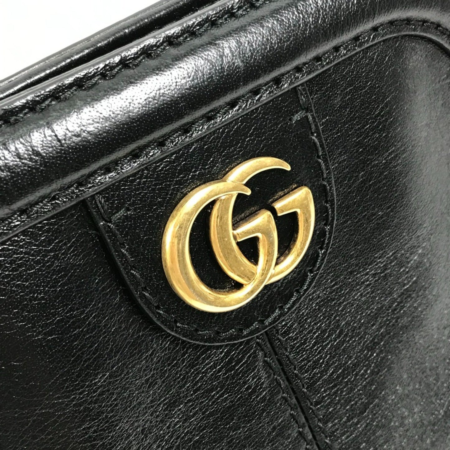Gucci Black Leather Shoulder Bag