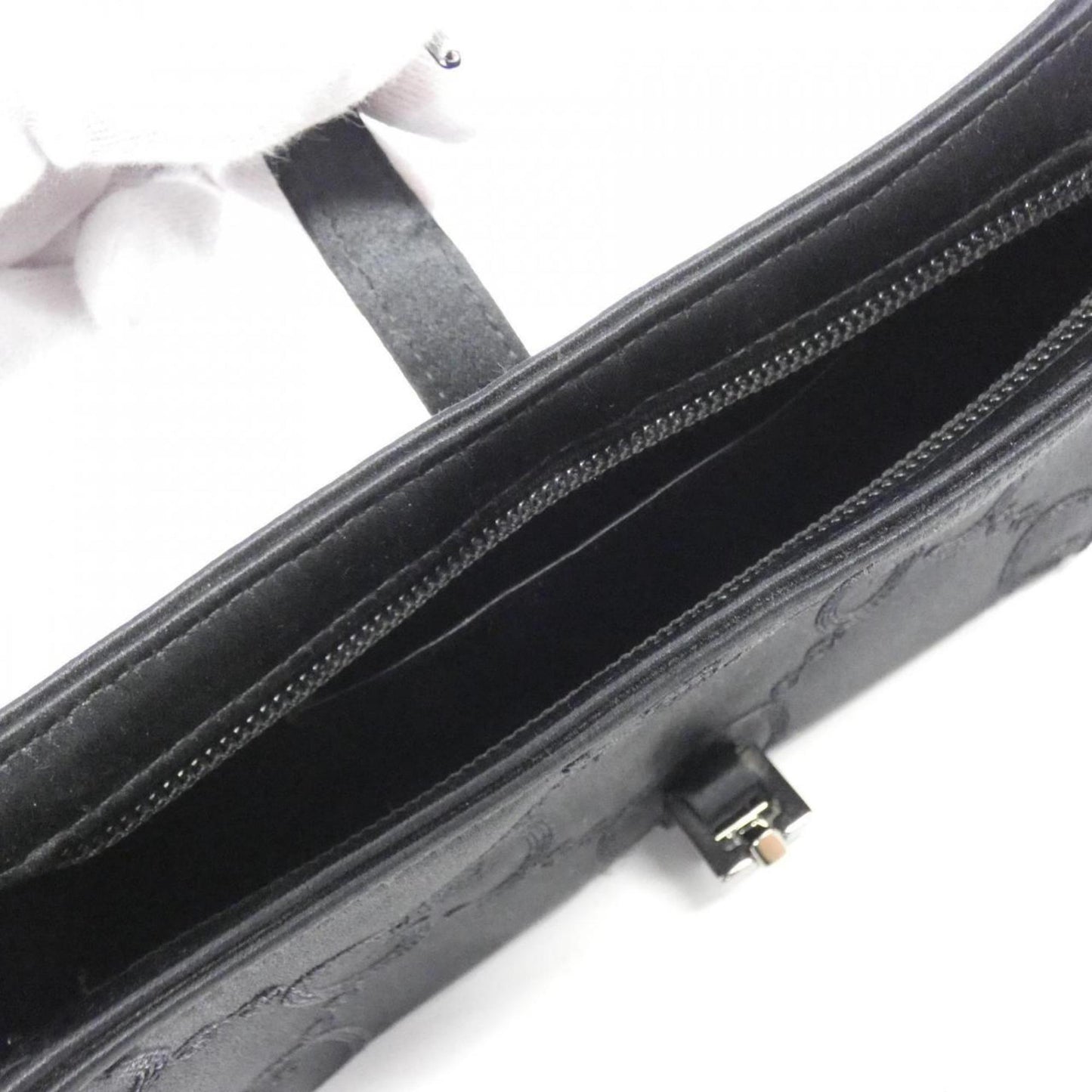 Gucci Black Satin Handbag