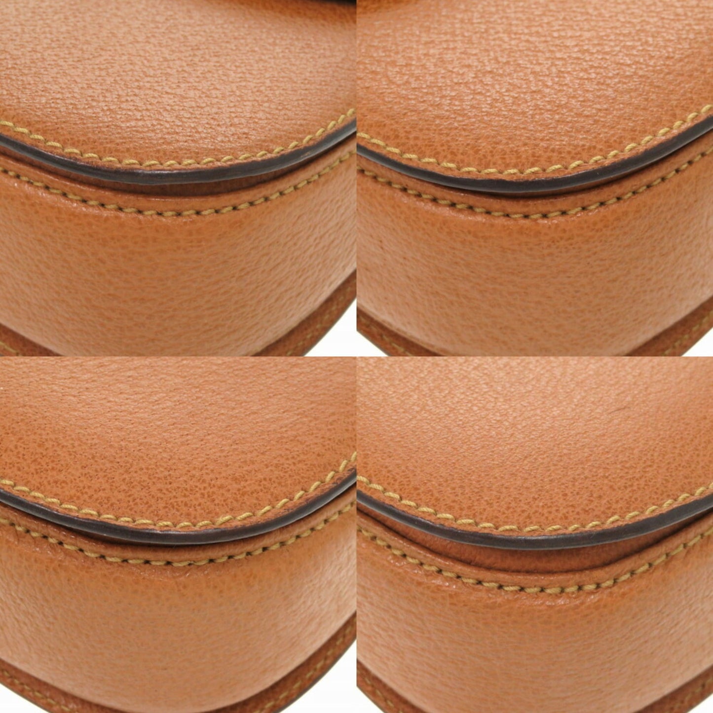 Gucci Brown Bamboo Leather Handbag