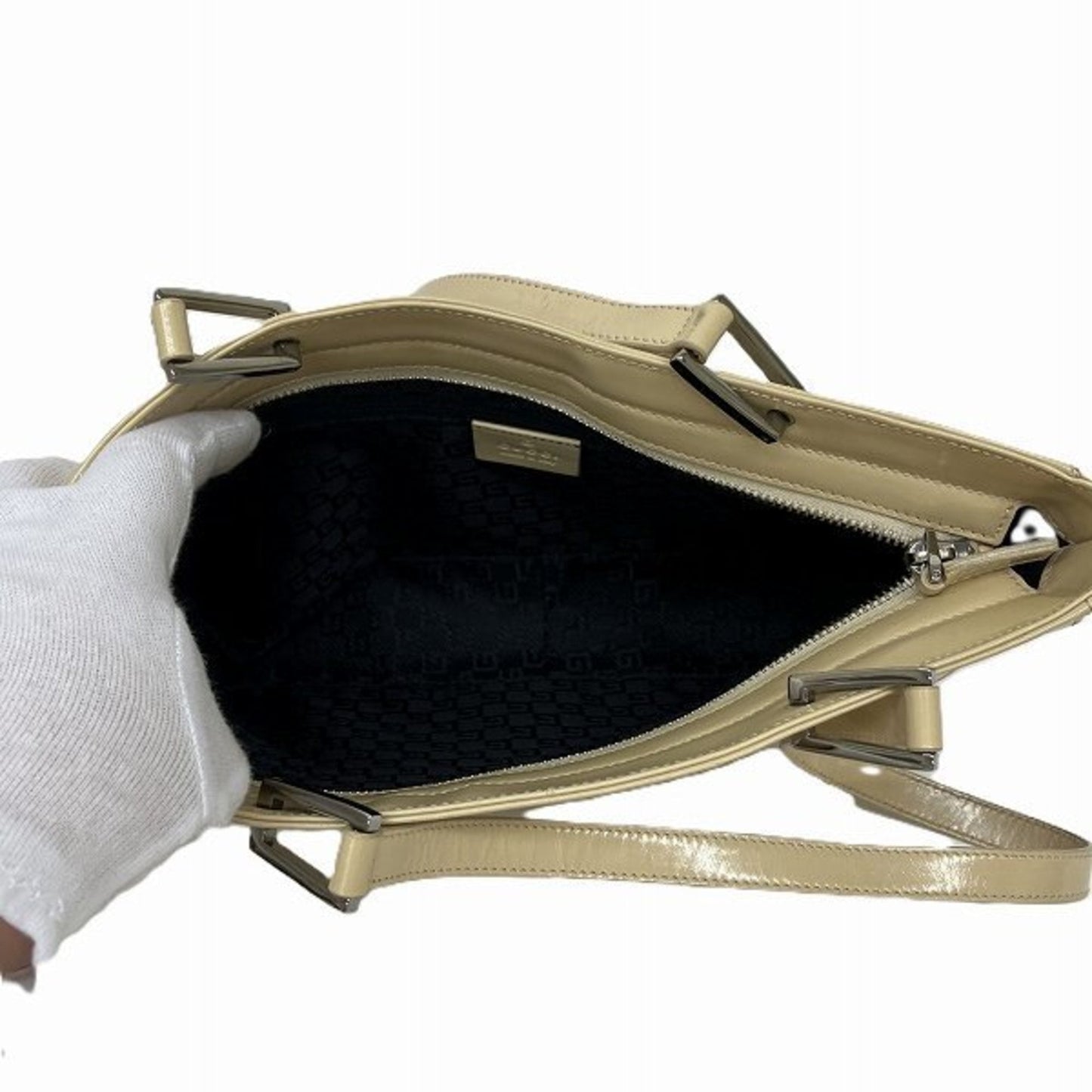 Gucci Beige Leather Shoulder Bag