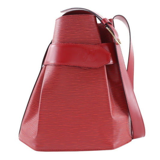 Louis Vuitton Castilian Red Red Color Epi Leather Shoulder Bag ()