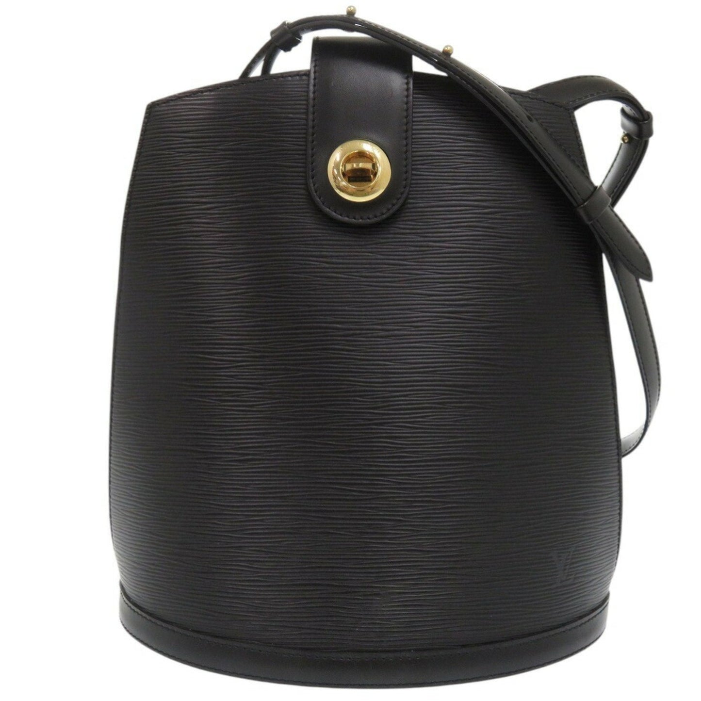 Louis Vuitton Black Noir Epi Leather Shoulder Bag