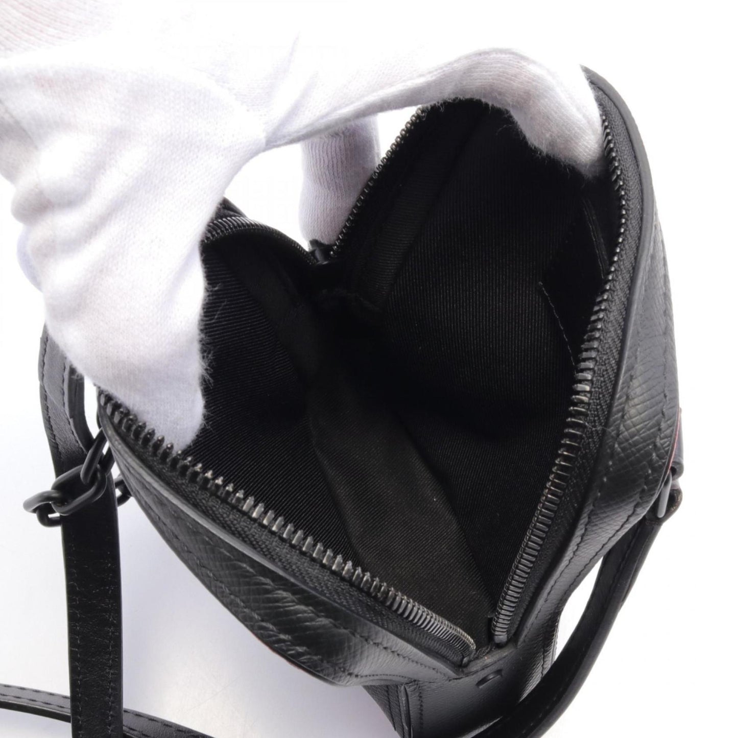 Louis Vuitton Black Noir Leather Shoulder Bag