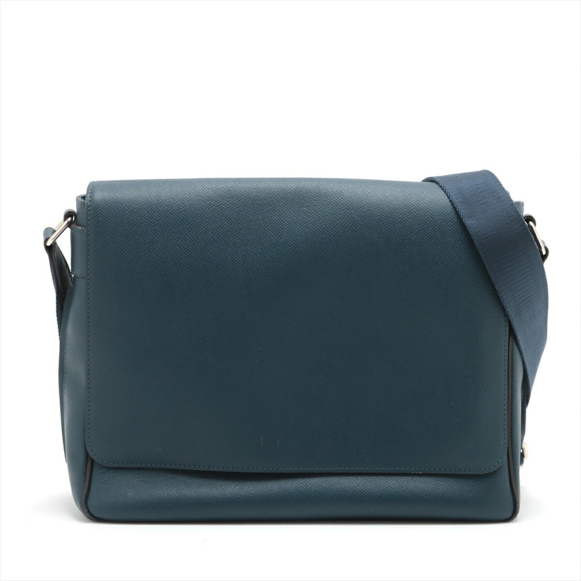 Louis Vuitton Navy Blue Leather Shoulder Bag ()