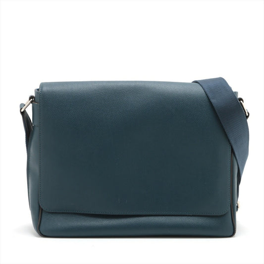 Louis Vuitton Navy Blue Leather Shoulder Bag ()