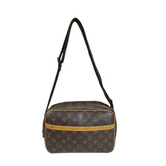 Louis Vuitton Brown Monogram Shoulder Bag ()