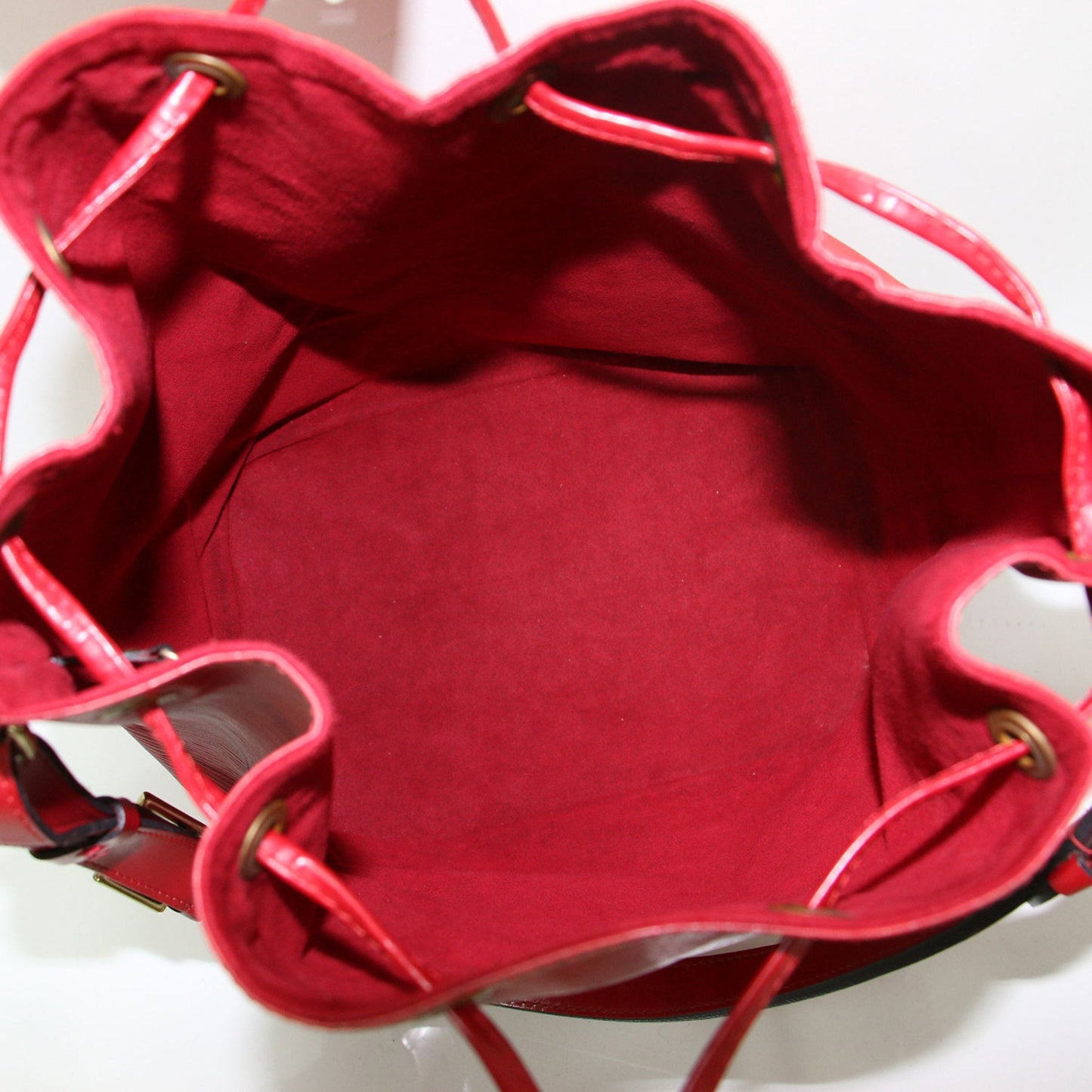 Louis Vuitton Red Color Epi Leather Shoulder Bag