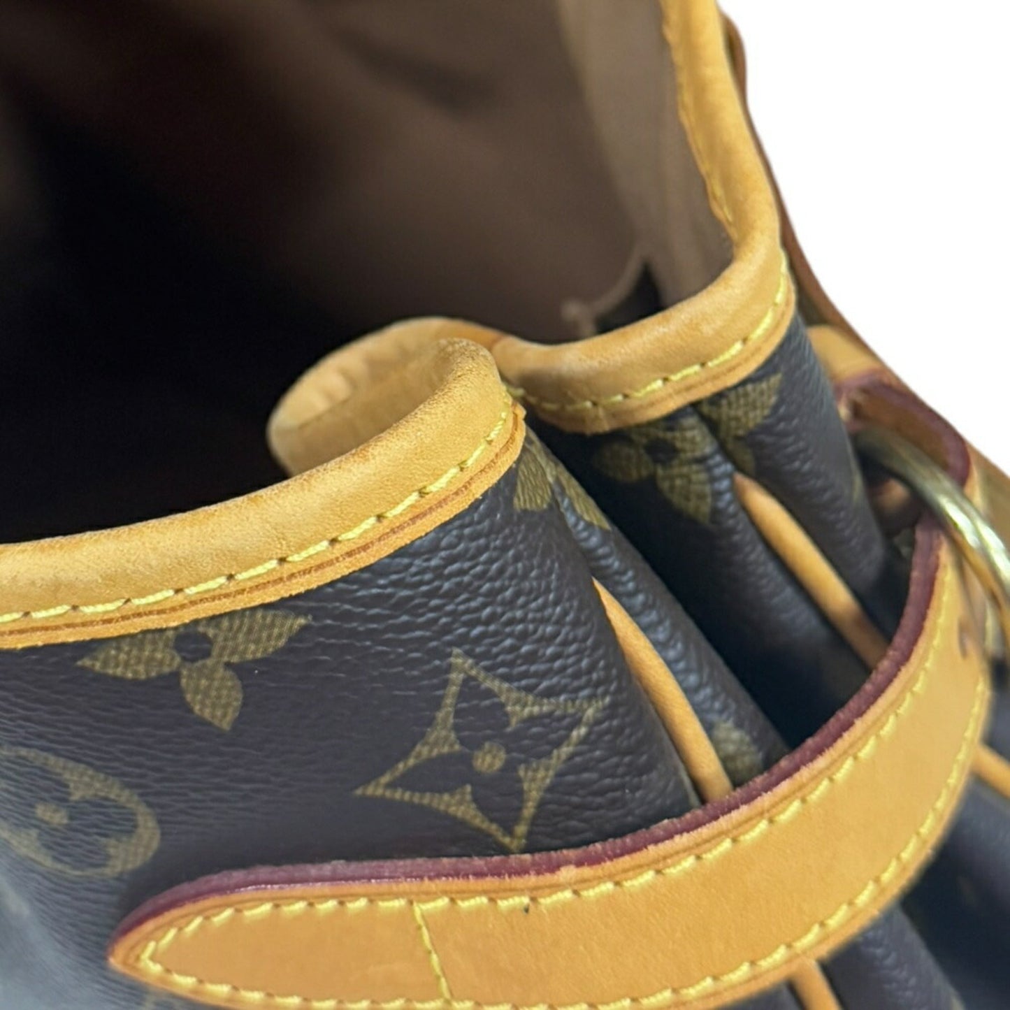 Louis Vuitton Brown Monogram Canvas Shoulder Bag