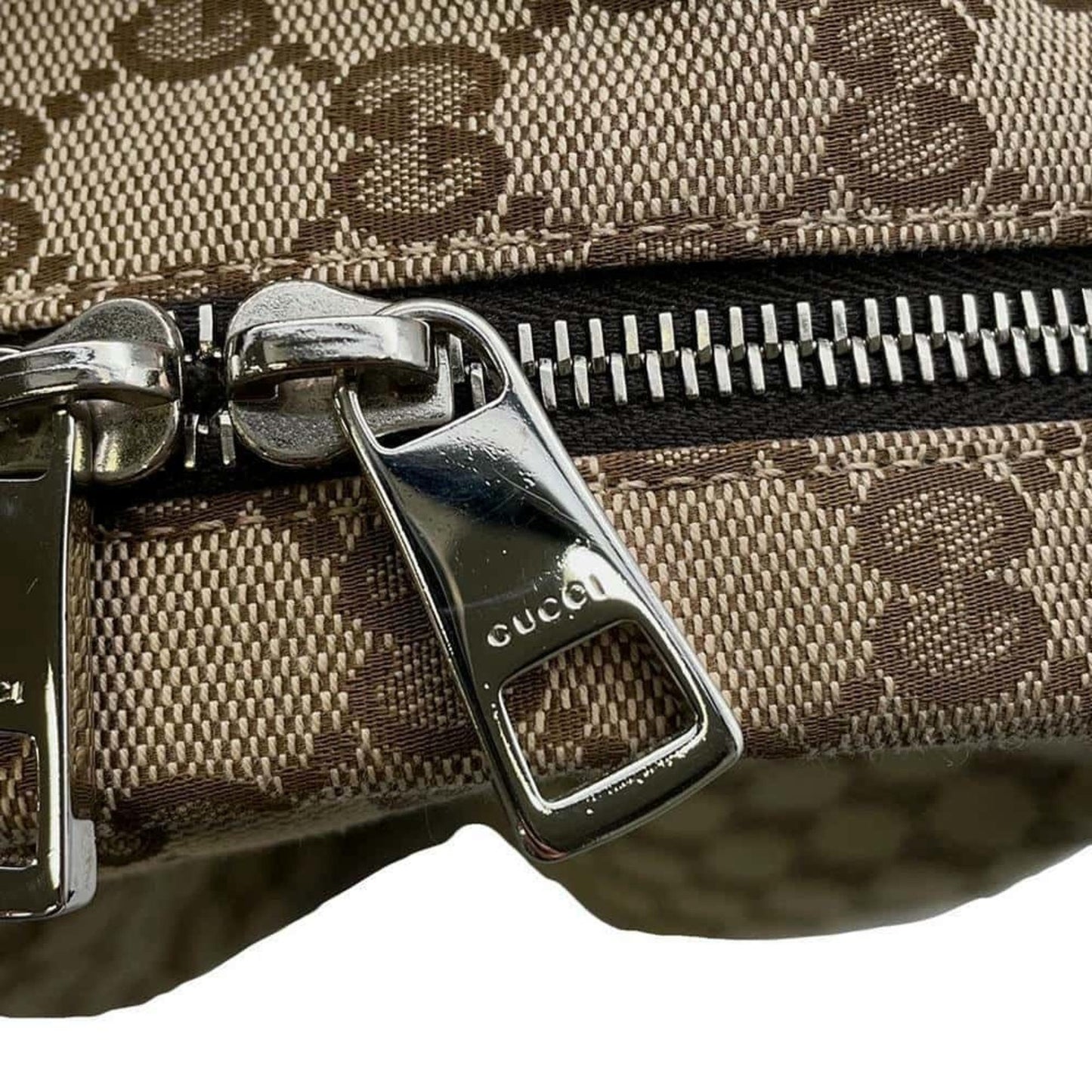 Gucci Beige Gg Canvas Backpack