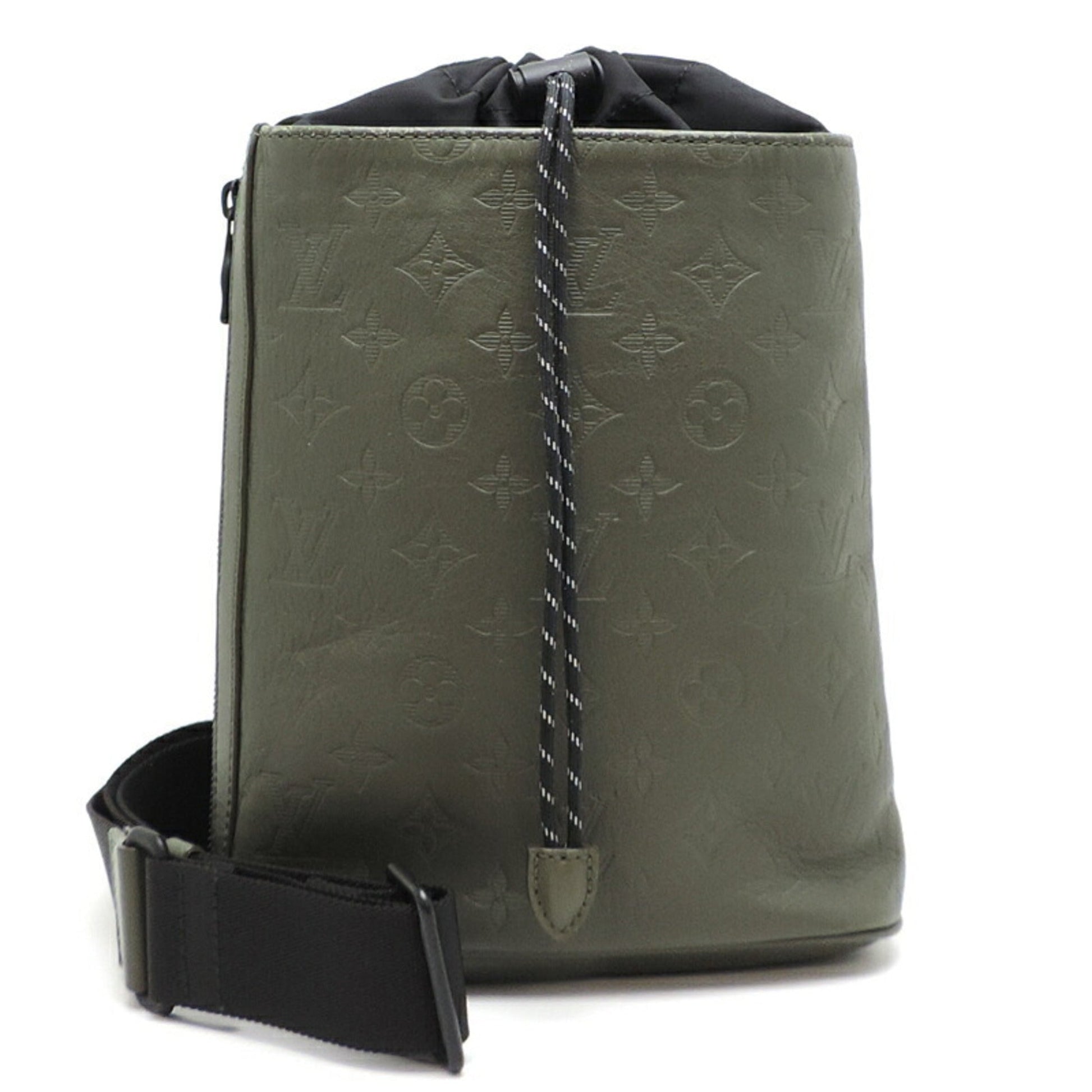 Louis Vuitton Monogram Shadow Khaki Monogram Shadow Shoulder Bag ()