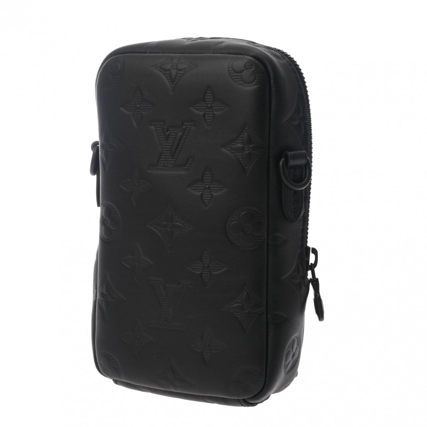 Louis Vuitton Noir Leather Shoulder Bag