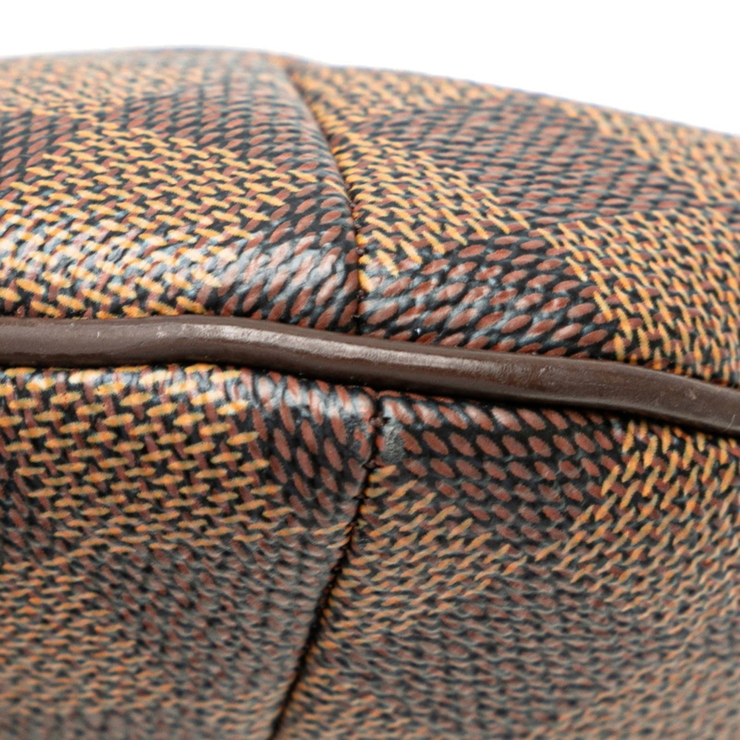 Louis Vuitton Brown Pvc Leather Shoulder Bag