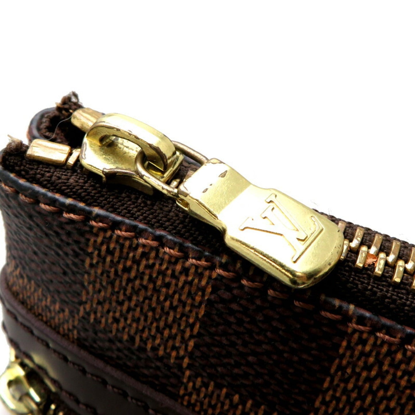 Louis Vuitton Damier Brown Monogram Pochette Shoulder Bag