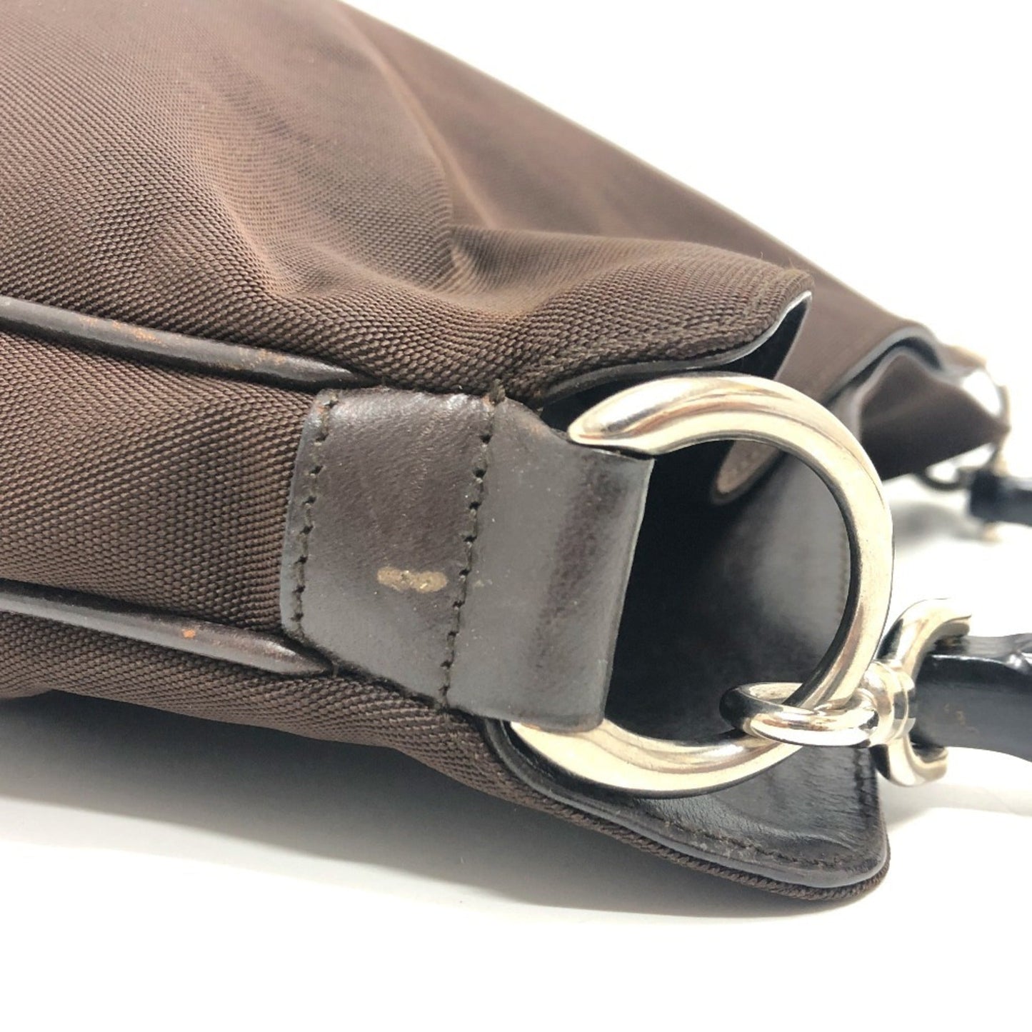 Gucci Brown Canvas Shoulder Bag
