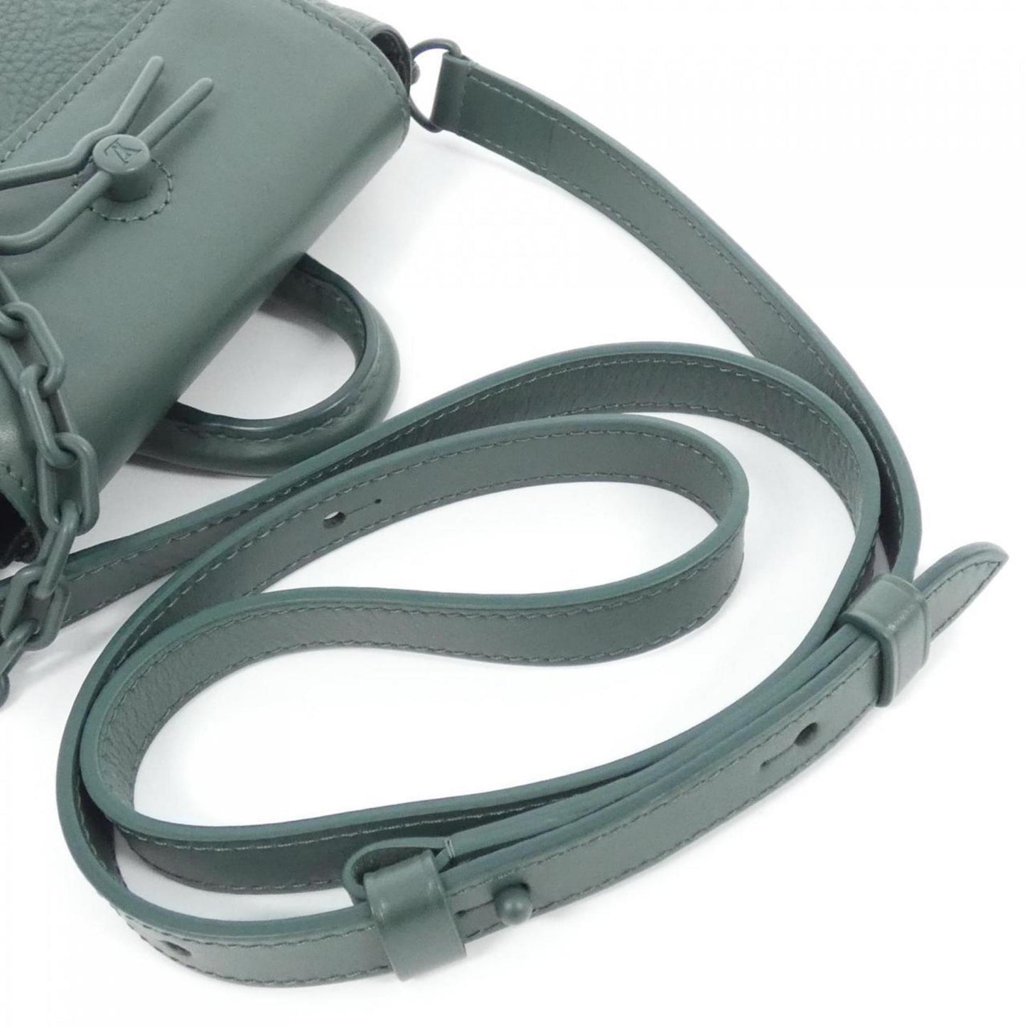Louis Vuitton Vert Fonce Leather Backpack