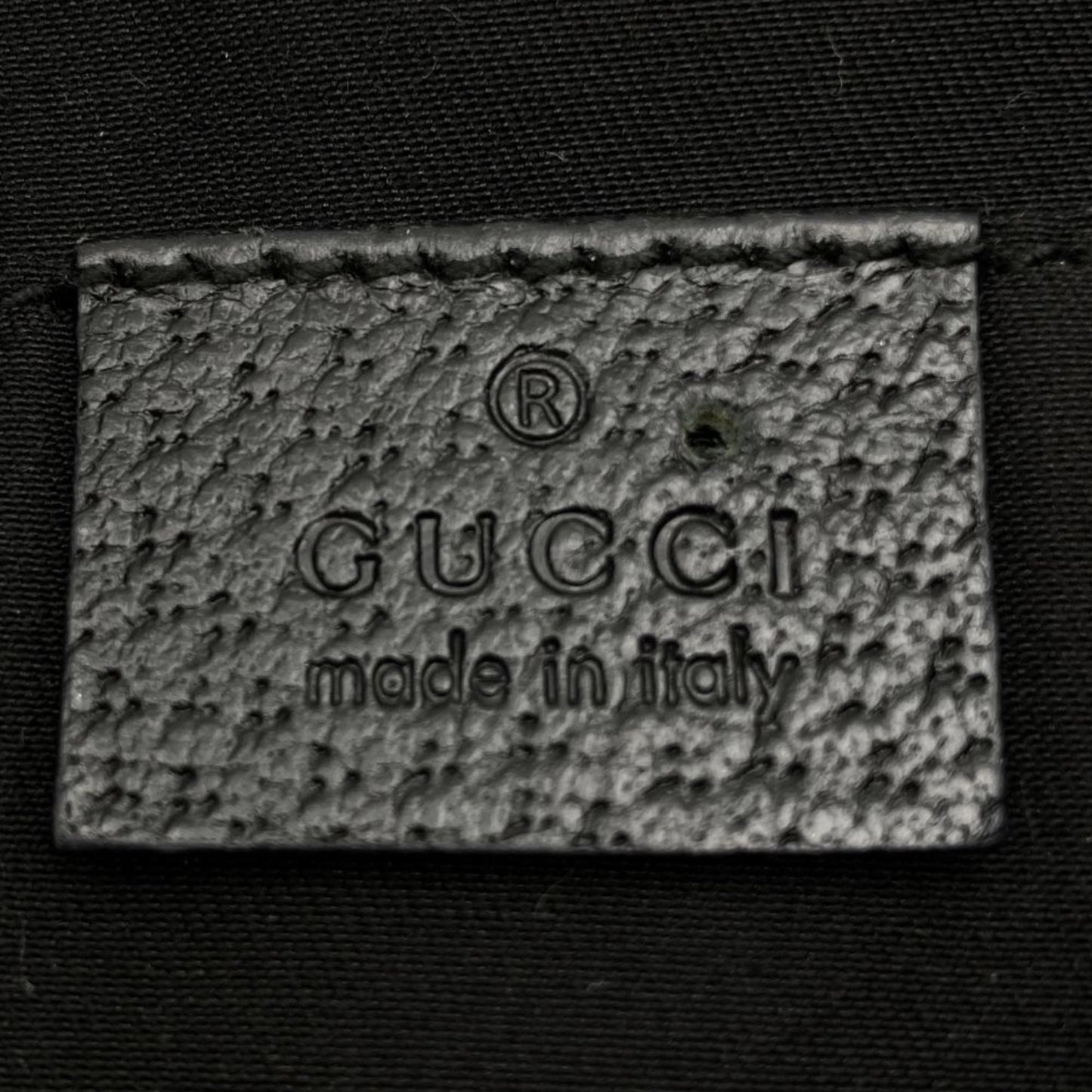 Gucci Black Gg Canvas Shoulder Bag