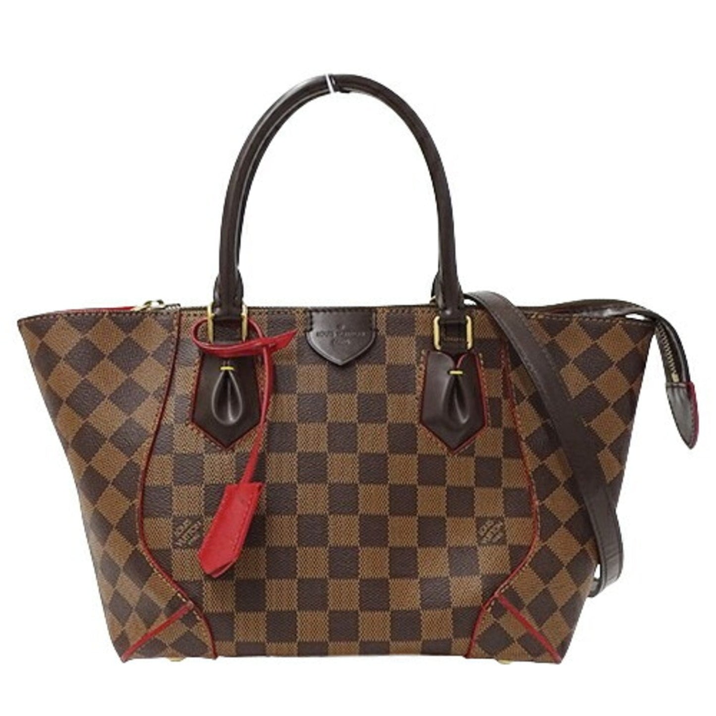 Louis Vuitton Brown Cerise Damier Canvas Handbag Shoulder Bag