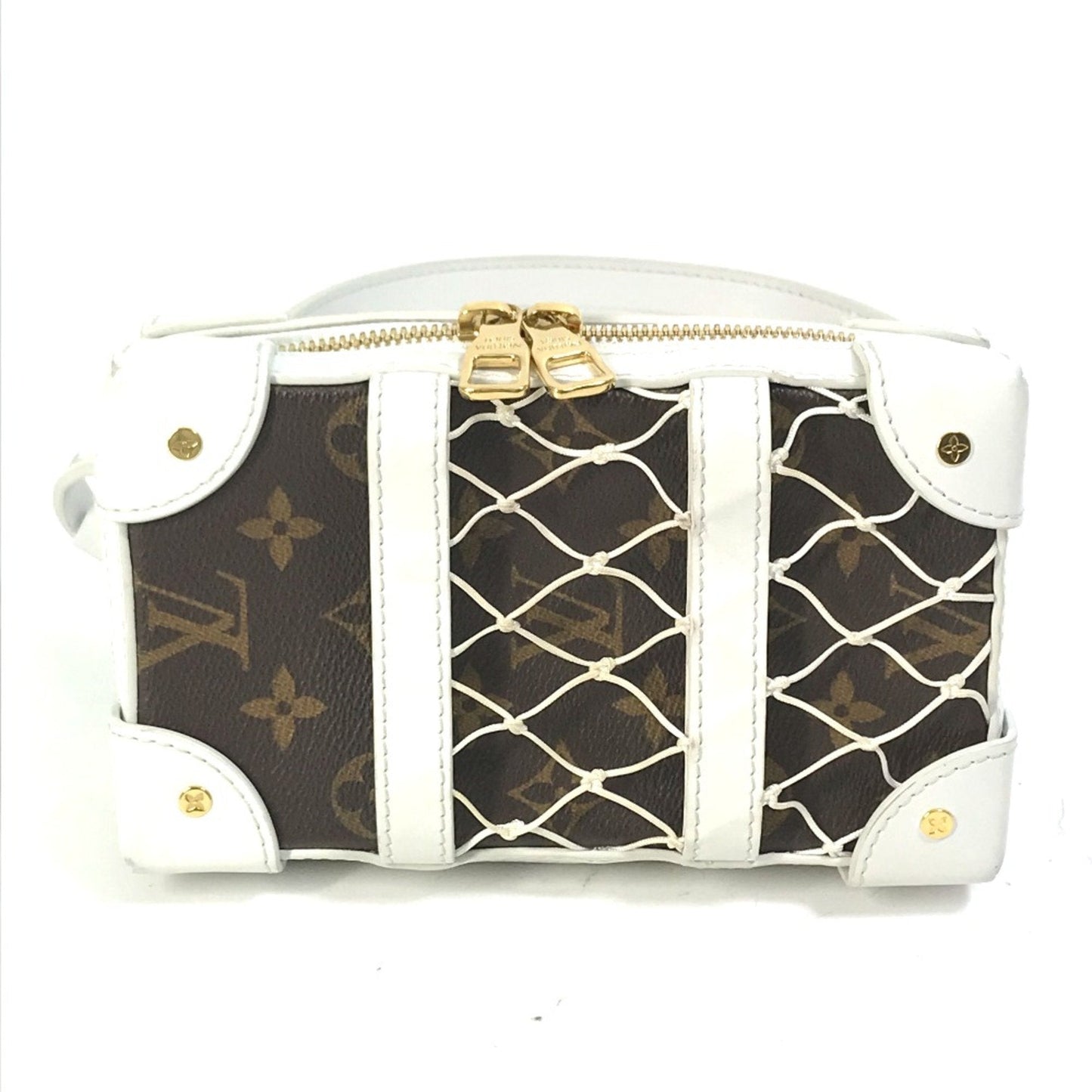 Louis Vuitton White Leather Shoulder Bag ()