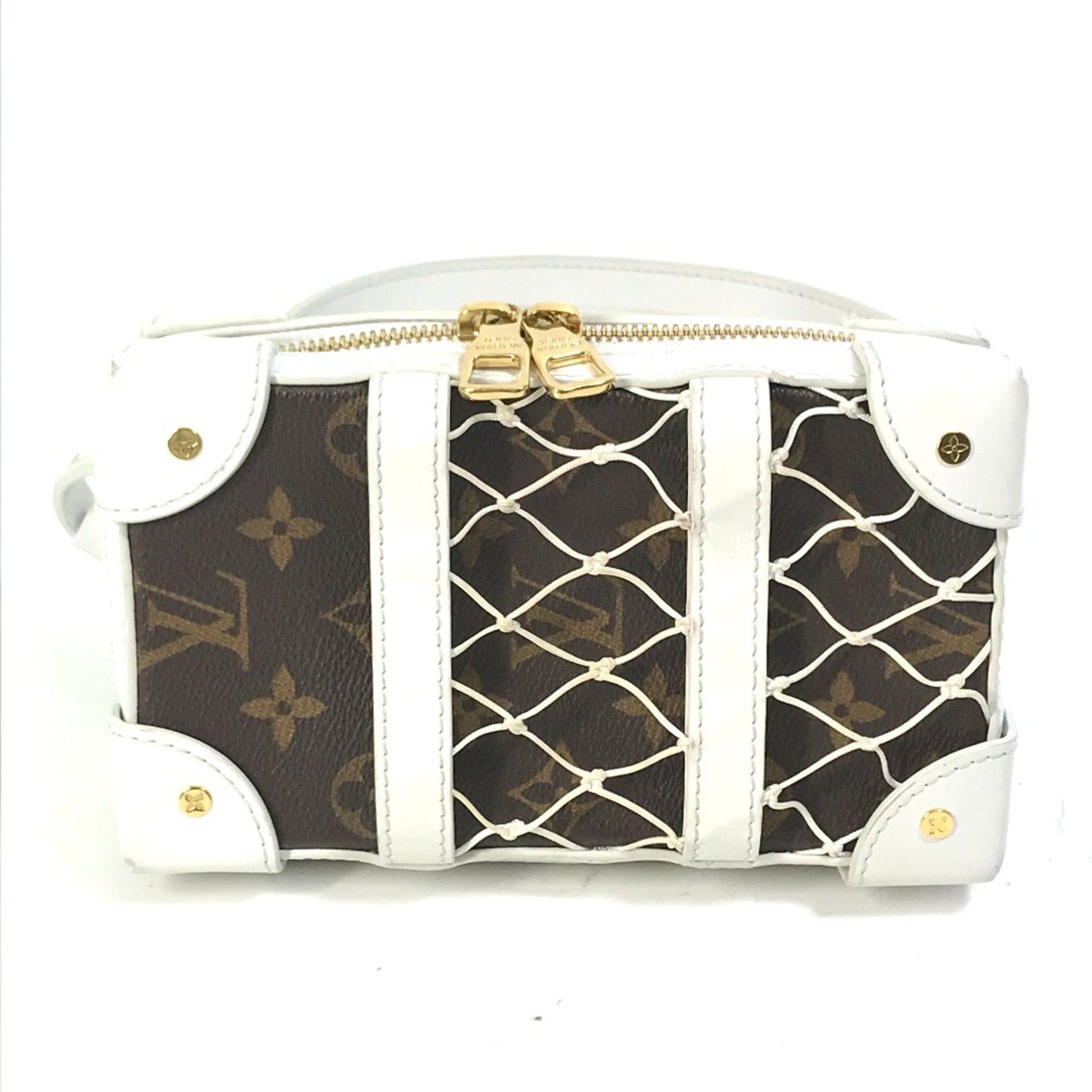 Louis Vuitton White Leather Shoulder Bag ()