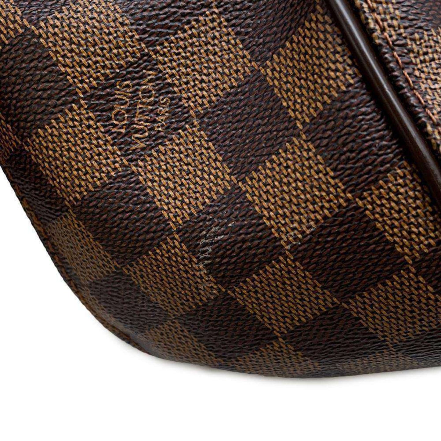 Louis Vuitton Damier Damier Canvas Ebene Red Color Damier Canvas Shoulder Bag