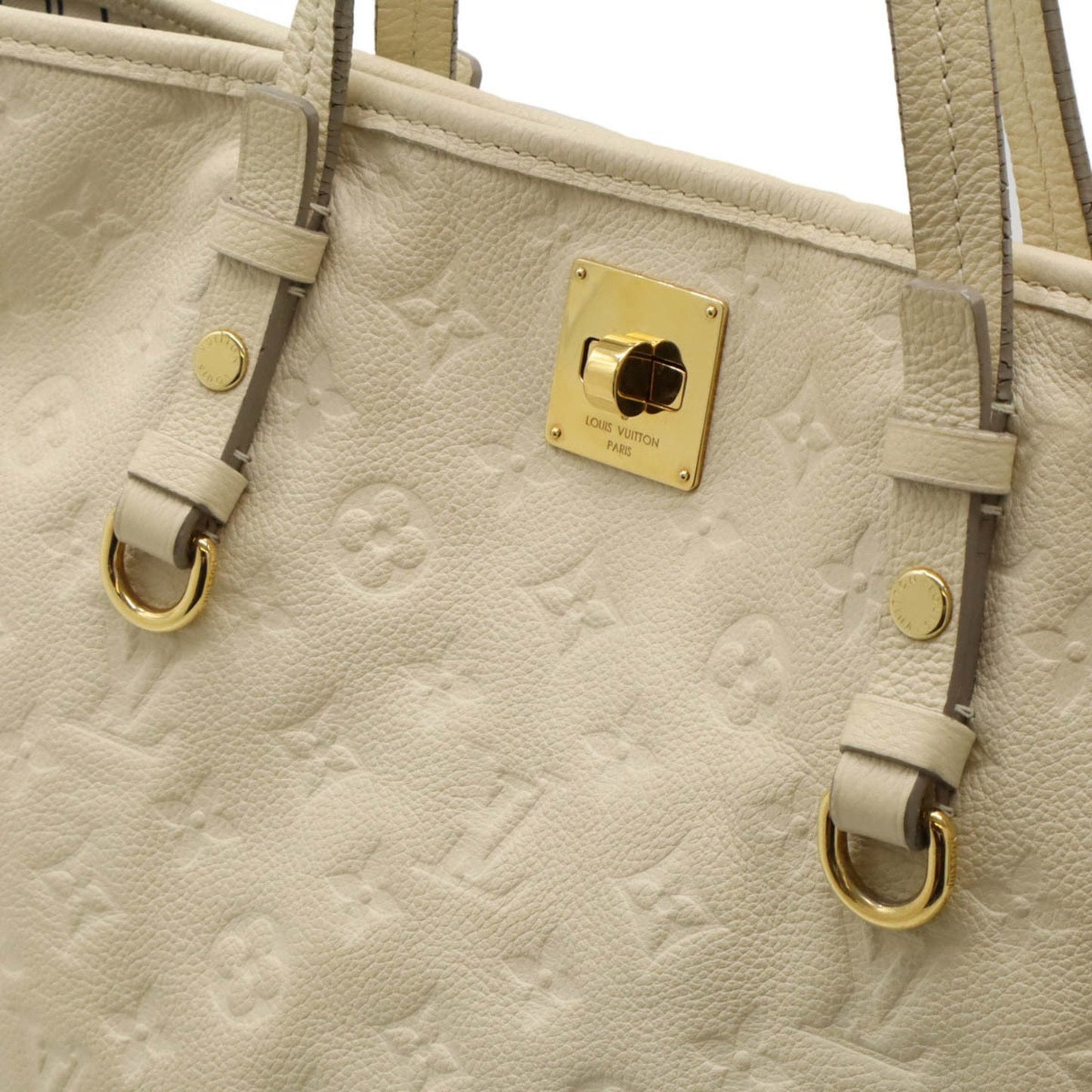 Louis Vuitton Neige Monogram Empreinte Leather Pouch Shoulder Bag Tote Bag