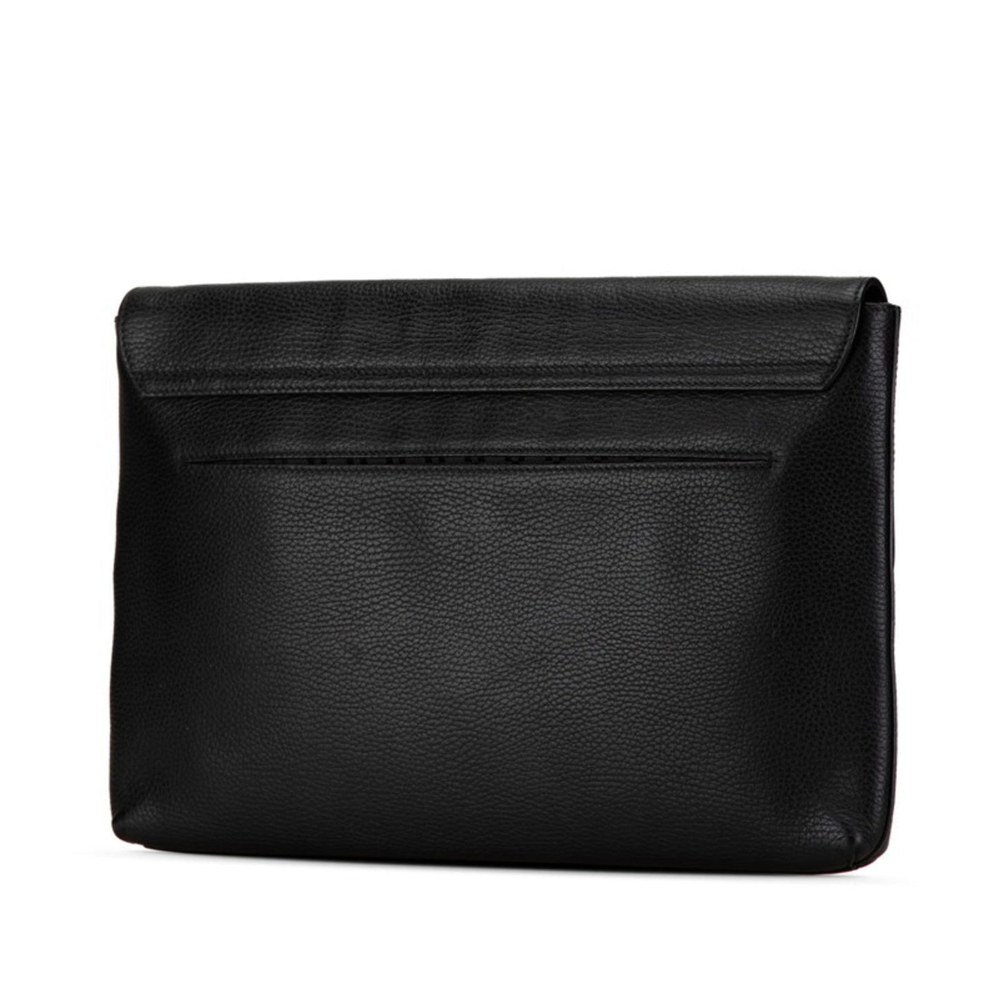 Gucci Black Leather Clutch Bag