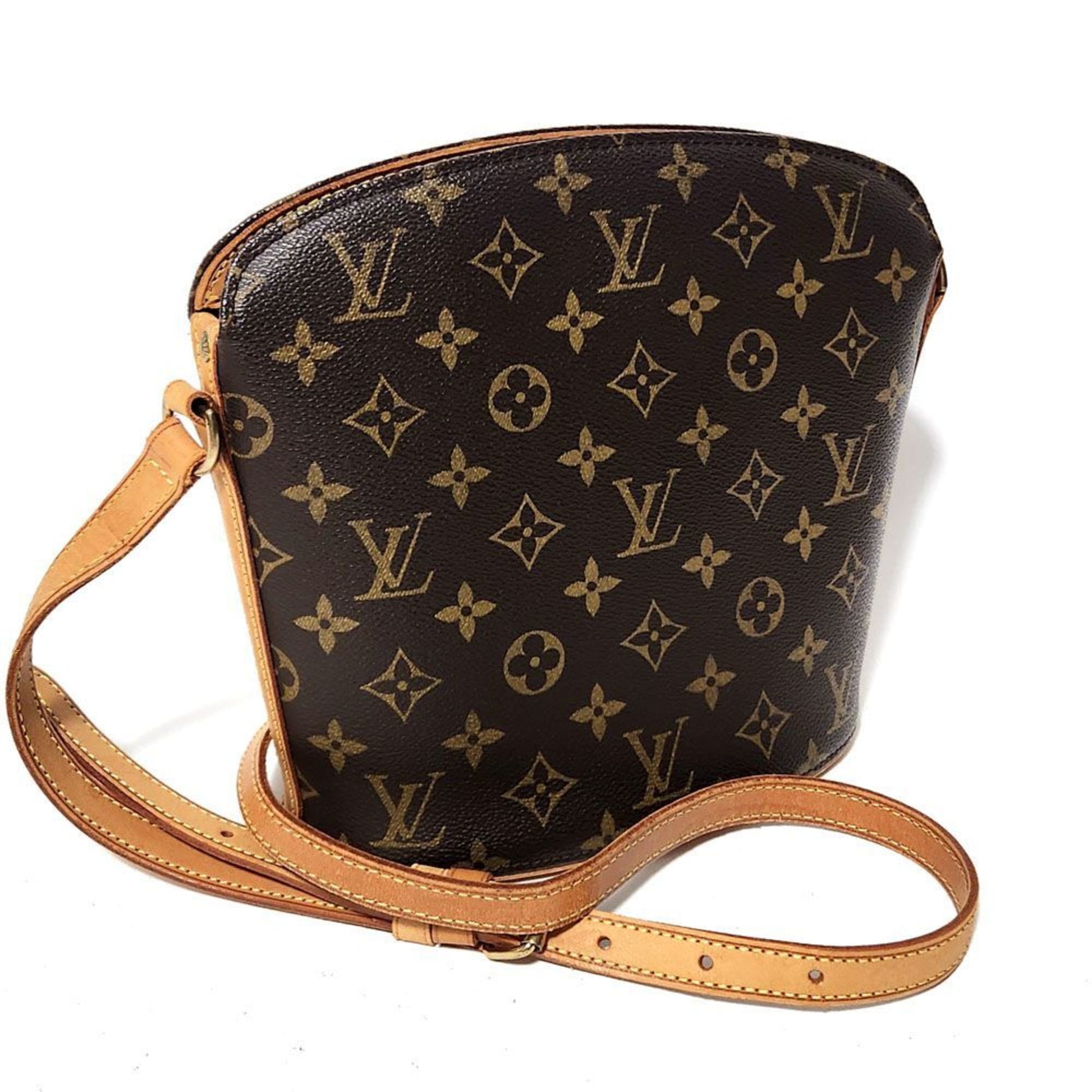 Louis Vuitton Brown Shoulder Bag ()