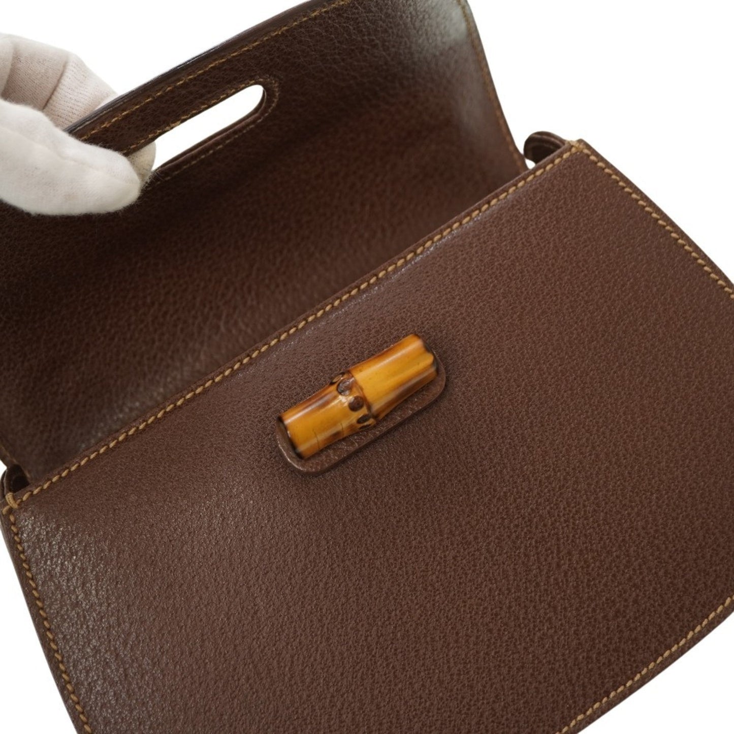 Gucci Brown Leather Handbag